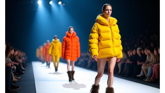Models walking the runway at Australian Fashion Week