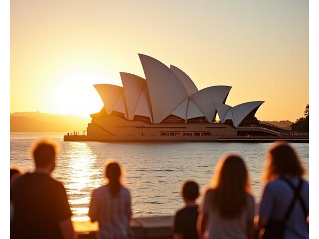 Sydney Opera House at dawn