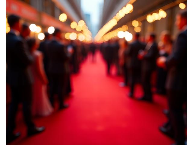 Red carpet at an Australian film festival