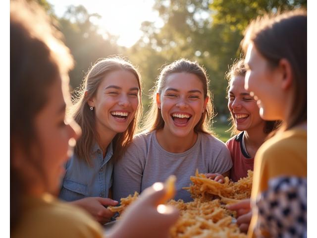 Young people reacting to a viral social media challenge
