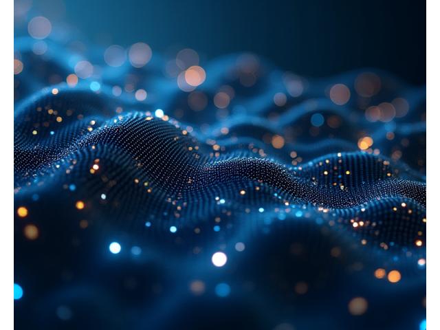 Abstract representation of a digital network with glowing lines connecting nodes, overlaid with social media icons and subtle data streams, symbolizing information flow and algorithms.