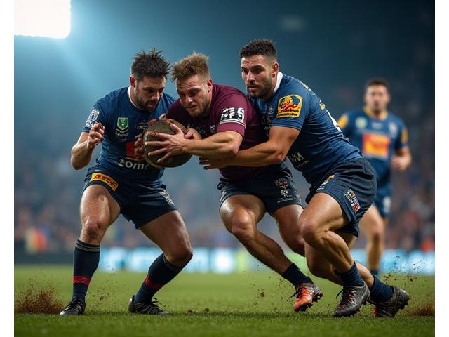 State of Origin players in action